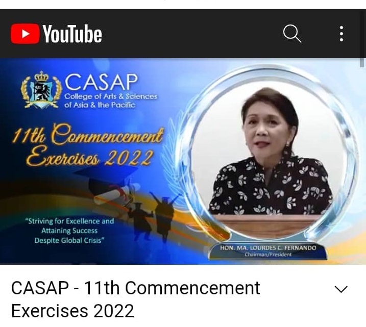 Successful CASAP’s 11th Commencement Exercises